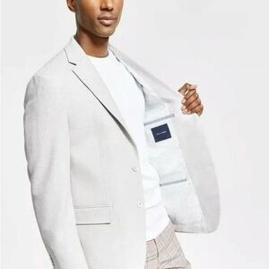 Tommy Hilfiger Men’s Conrad Grey Blazer Sport Coat Suit Jacket 38 Reg